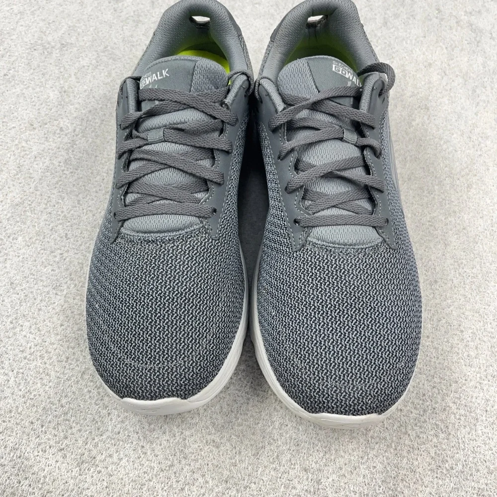 Sketchers Go Walk Shoes Sneakers Size 10 Double Gray Mesh Lace Up